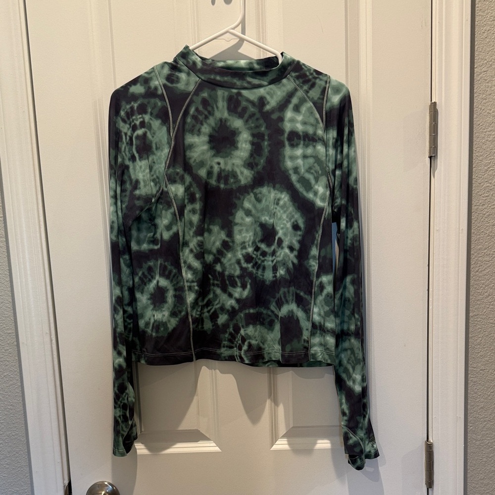 Mountain Hardwear UPF Women's Green Cover Up Top-EUC